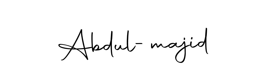 Make a beautiful signature design for name Abdul-majid. With this signature (Autography-DOLnW) style, you can create a handwritten signature for free. Abdul-majid signature style 10 images and pictures png