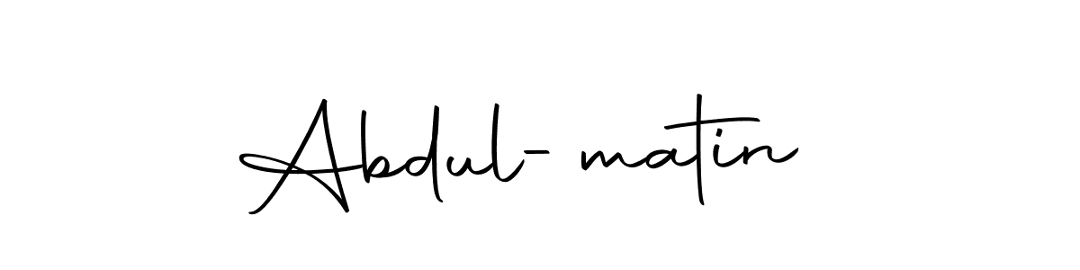 Create a beautiful signature design for name Abdul-matin . With this signature (Autography-DOLnW) fonts, you can make a handwritten signature for free. Abdul-matin  signature style 10 images and pictures png