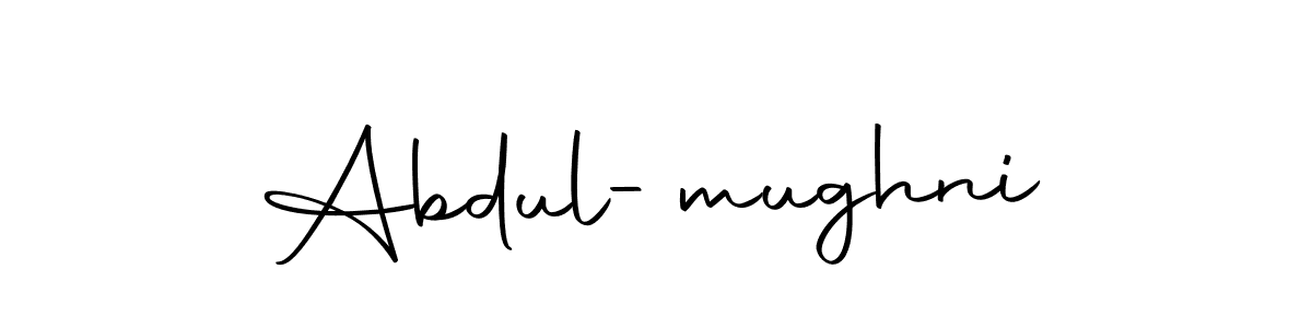 Make a beautiful signature design for name Abdul-mughni. Use this online signature maker to create a handwritten signature for free. Abdul-mughni signature style 10 images and pictures png