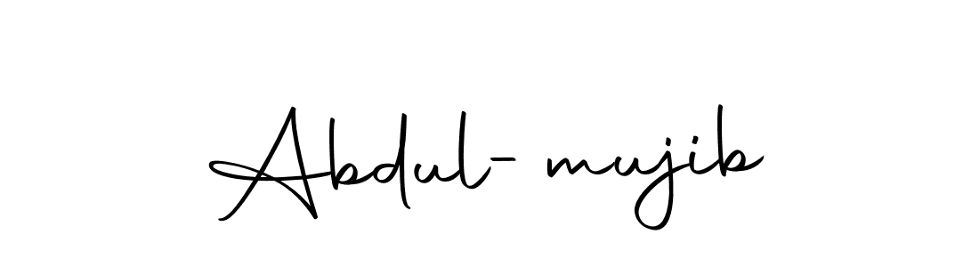 Make a beautiful signature design for name Abdul-mujib. With this signature (Autography-DOLnW) style, you can create a handwritten signature for free. Abdul-mujib signature style 10 images and pictures png