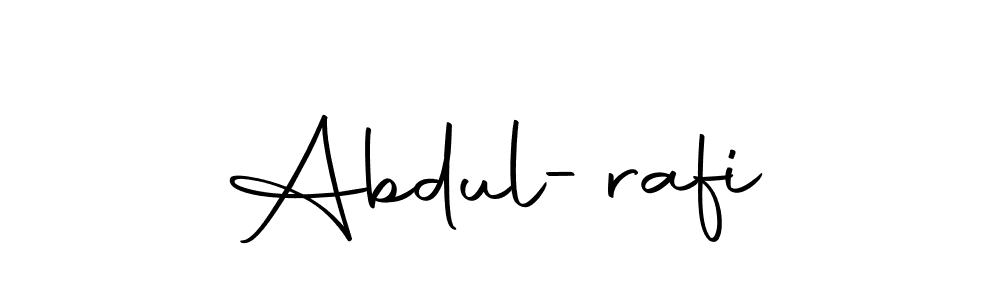 How to make Abdul-rafi name signature. Use Autography-DOLnW style for creating short signs online. This is the latest handwritten sign. Abdul-rafi signature style 10 images and pictures png