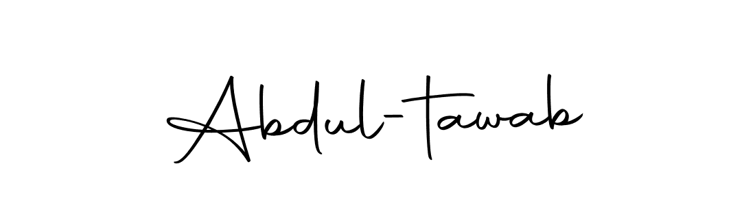 How to make Abdul-tawab name signature. Use Autography-DOLnW style for creating short signs online. This is the latest handwritten sign. Abdul-tawab signature style 10 images and pictures png