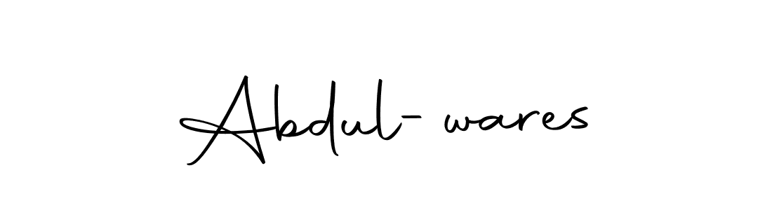 Also we have Abdul-wares name is the best signature style. Create professional handwritten signature collection using Autography-DOLnW autograph style. Abdul-wares signature style 10 images and pictures png