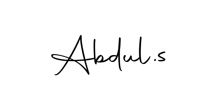 It looks lik you need a new signature style for name Abdul.s. Design unique handwritten (Autography-DOLnW) signature with our free signature maker in just a few clicks. Abdul.s signature style 10 images and pictures png