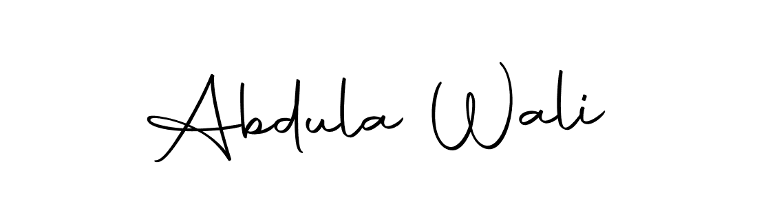 How to make Abdula Wali signature? Autography-DOLnW is a professional autograph style. Create handwritten signature for Abdula Wali name. Abdula Wali signature style 10 images and pictures png