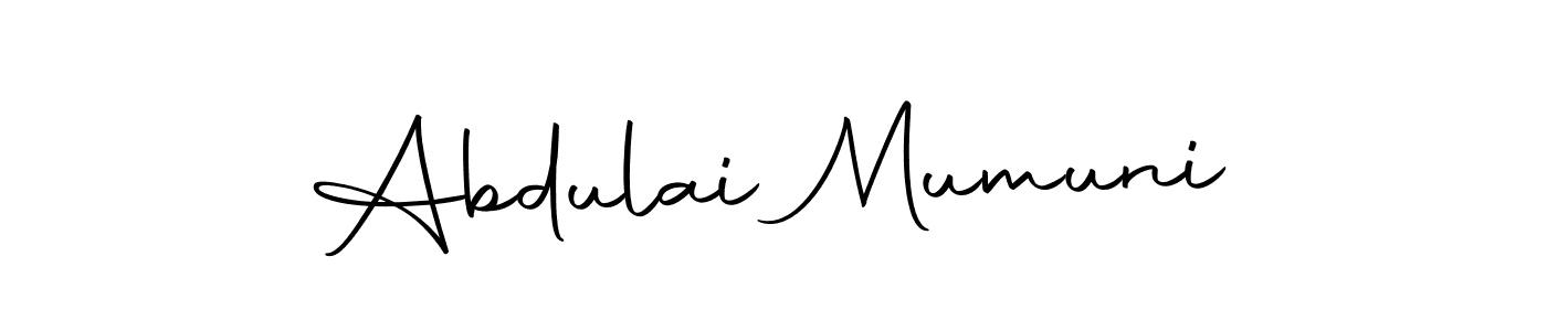 Design your own signature with our free online signature maker. With this signature software, you can create a handwritten (Autography-DOLnW) signature for name Abdulai Mumuni. Abdulai Mumuni signature style 10 images and pictures png