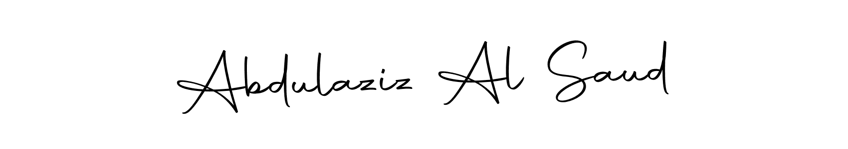 How to make Abdulaziz Al Saud name signature. Use Autography-DOLnW style for creating short signs online. This is the latest handwritten sign. Abdulaziz Al Saud signature style 10 images and pictures png