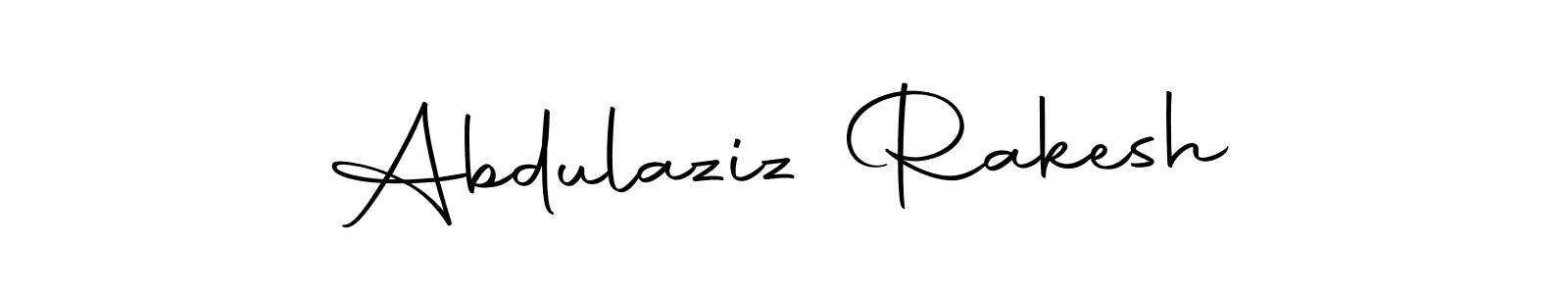 Create a beautiful signature design for name Abdulaziz Rakesh. With this signature (Autography-DOLnW) fonts, you can make a handwritten signature for free. Abdulaziz Rakesh signature style 10 images and pictures png