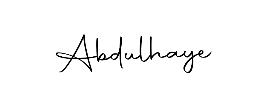 Design your own signature with our free online signature maker. With this signature software, you can create a handwritten (Autography-DOLnW) signature for name Abdulhaye. Abdulhaye signature style 10 images and pictures png