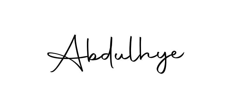 How to make Abdulhye signature? Autography-DOLnW is a professional autograph style. Create handwritten signature for Abdulhye name. Abdulhye signature style 10 images and pictures png