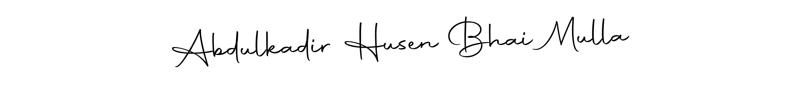 How to make Abdulkadir Husen Bhai Mulla signature? Autography-DOLnW is a professional autograph style. Create handwritten signature for Abdulkadir Husen Bhai Mulla name. Abdulkadir Husen Bhai Mulla signature style 10 images and pictures png