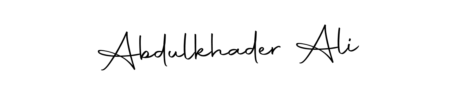 It looks lik you need a new signature style for name Abdulkhader Ali. Design unique handwritten (Autography-DOLnW) signature with our free signature maker in just a few clicks. Abdulkhader Ali signature style 10 images and pictures png