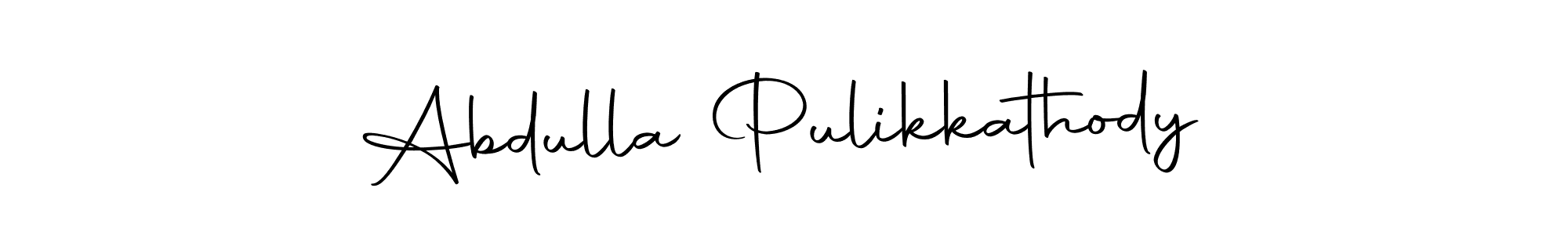 Create a beautiful signature design for name Abdulla Pulikkathody. With this signature (Autography-DOLnW) fonts, you can make a handwritten signature for free. Abdulla Pulikkathody signature style 10 images and pictures png