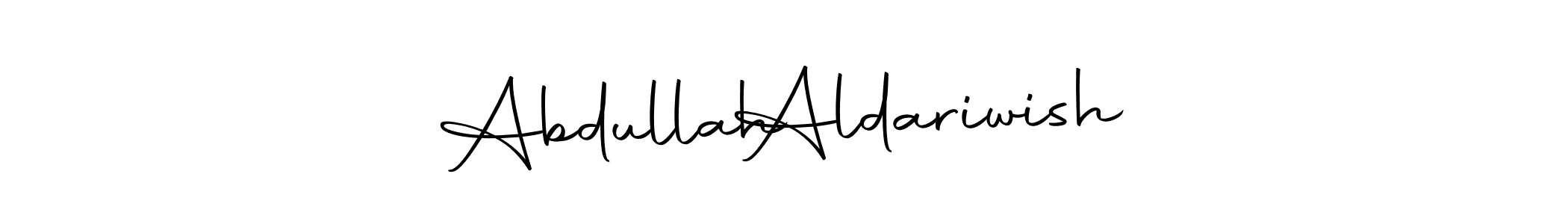 Also we have Abdullah   Aldariwish name is the best signature style. Create professional handwritten signature collection using Autography-DOLnW autograph style. Abdullah   Aldariwish signature style 10 images and pictures png