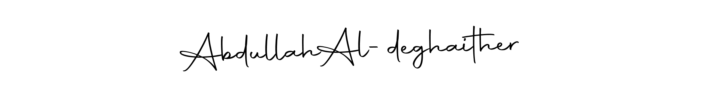 You can use this online signature creator to create a handwritten signature for the name Abdullah  Al-deghaither. This is the best online autograph maker. Abdullah  Al-deghaither signature style 10 images and pictures png