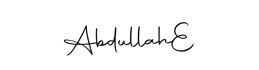if you are searching for the best signature style for your name Abdullah  E. so please give up your signature search. here we have designed multiple signature styles  using Autography-DOLnW. Abdullah  E signature style 10 images and pictures png