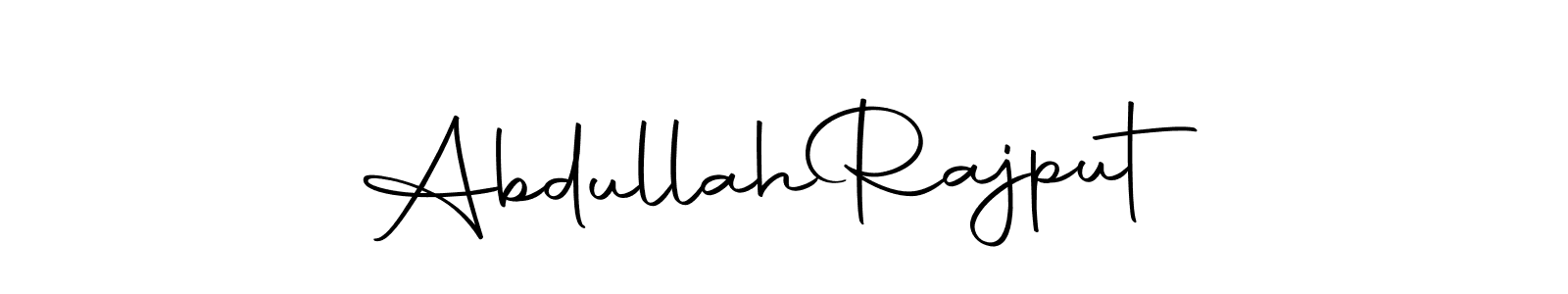 Similarly Autography-DOLnW is the best handwritten signature design. Signature creator online .You can use it as an online autograph creator for name Abdullah  Rajput. Abdullah  Rajput signature style 10 images and pictures png