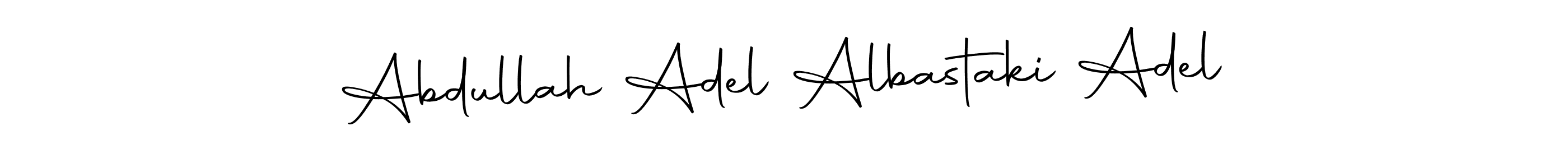 Make a short Abdullah Adel Albastaki Adel signature style. Manage your documents anywhere anytime using Autography-DOLnW. Create and add eSignatures, submit forms, share and send files easily. Abdullah Adel Albastaki Adel signature style 10 images and pictures png