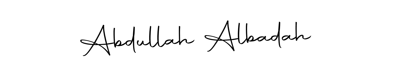 Also we have Abdullah Albadah name is the best signature style. Create professional handwritten signature collection using Autography-DOLnW autograph style. Abdullah Albadah signature style 10 images and pictures png