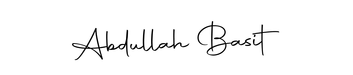 Use a signature maker to create a handwritten signature online. With this signature software, you can design (Autography-DOLnW) your own signature for name Abdullah Basit. Abdullah Basit signature style 10 images and pictures png