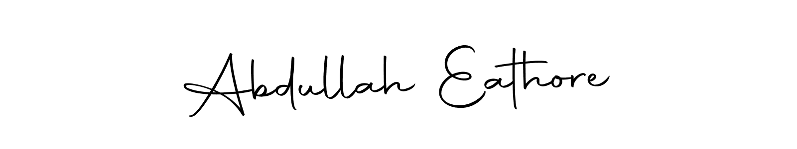 Create a beautiful signature design for name Abdullah Eathore. With this signature (Autography-DOLnW) fonts, you can make a handwritten signature for free. Abdullah Eathore signature style 10 images and pictures png