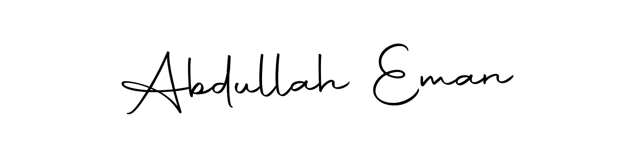 Create a beautiful signature design for name Abdullah Eman. With this signature (Autography-DOLnW) fonts, you can make a handwritten signature for free. Abdullah Eman signature style 10 images and pictures png