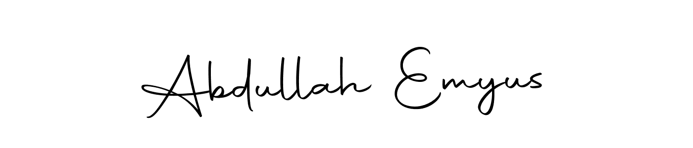 Here are the top 10 professional signature styles for the name Abdullah Emyus. These are the best autograph styles you can use for your name. Abdullah Emyus signature style 10 images and pictures png