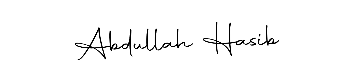 Make a beautiful signature design for name Abdullah Hasib. Use this online signature maker to create a handwritten signature for free. Abdullah Hasib signature style 10 images and pictures png