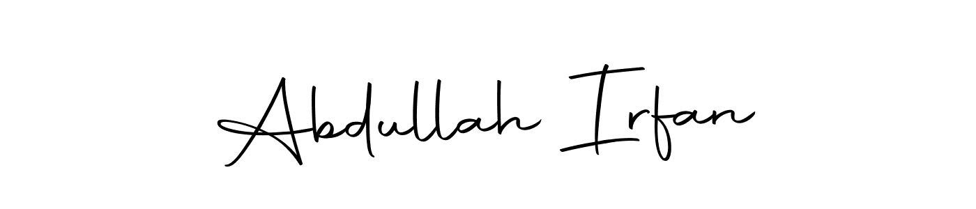 Design your own signature with our free online signature maker. With this signature software, you can create a handwritten (Autography-DOLnW) signature for name Abdullah Irfan. Abdullah Irfan signature style 10 images and pictures png
