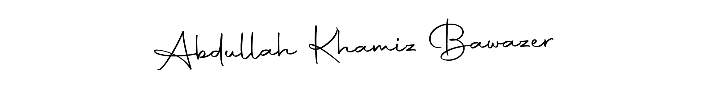 Make a beautiful signature design for name Abdullah Khamiz Bawazer. Use this online signature maker to create a handwritten signature for free. Abdullah Khamiz Bawazer signature style 10 images and pictures png