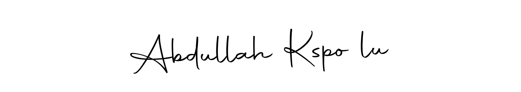 How to make Abdullah KspoĞlu signature? Autography-DOLnW is a professional autograph style. Create handwritten signature for Abdullah KspoĞlu name. Abdullah KspoĞlu signature style 10 images and pictures png