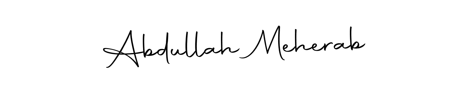 Abdullah Meherab stylish signature style. Best Handwritten Sign (Autography-DOLnW) for my name. Handwritten Signature Collection Ideas for my name Abdullah Meherab. Abdullah Meherab signature style 10 images and pictures png