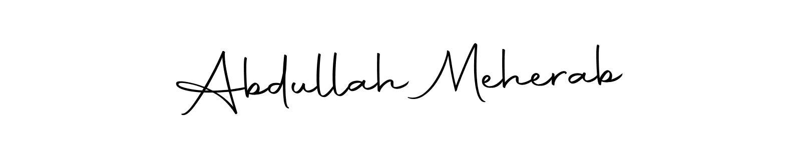 Also we have Abdullah Meherab name is the best signature style. Create professional handwritten signature collection using Autography-DOLnW autograph style. Abdullah Meherab signature style 10 images and pictures png