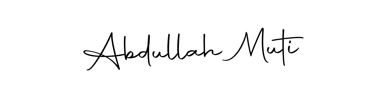 Create a beautiful signature design for name Abdullah Muti. With this signature (Autography-DOLnW) fonts, you can make a handwritten signature for free. Abdullah Muti signature style 10 images and pictures png