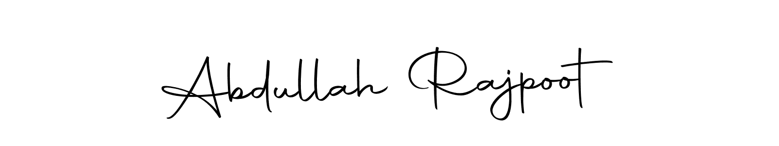 How to make Abdullah Rajpoot signature? Autography-DOLnW is a professional autograph style. Create handwritten signature for Abdullah Rajpoot name. Abdullah Rajpoot signature style 10 images and pictures png
