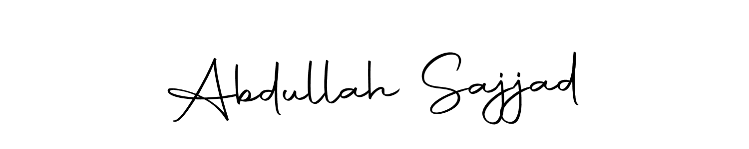 Abdullah Sajjad stylish signature style. Best Handwritten Sign (Autography-DOLnW) for my name. Handwritten Signature Collection Ideas for my name Abdullah Sajjad. Abdullah Sajjad signature style 10 images and pictures png