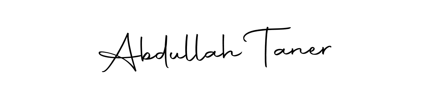 Use a signature maker to create a handwritten signature online. With this signature software, you can design (Autography-DOLnW) your own signature for name Abdullah Taner. Abdullah Taner signature style 10 images and pictures png