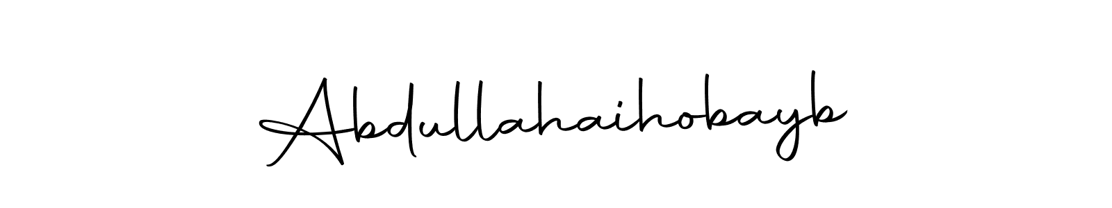 It looks lik you need a new signature style for name Abdullahaihobayb. Design unique handwritten (Autography-DOLnW) signature with our free signature maker in just a few clicks. Abdullahaihobayb signature style 10 images and pictures png