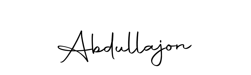 Abdullajon stylish signature style. Best Handwritten Sign (Autography-DOLnW) for my name. Handwritten Signature Collection Ideas for my name Abdullajon. Abdullajon signature style 10 images and pictures png