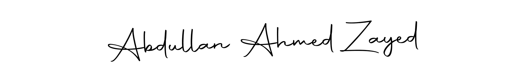 Abdullan Ahmed Zayed stylish signature style. Best Handwritten Sign (Autography-DOLnW) for my name. Handwritten Signature Collection Ideas for my name Abdullan Ahmed Zayed. Abdullan Ahmed Zayed signature style 10 images and pictures png