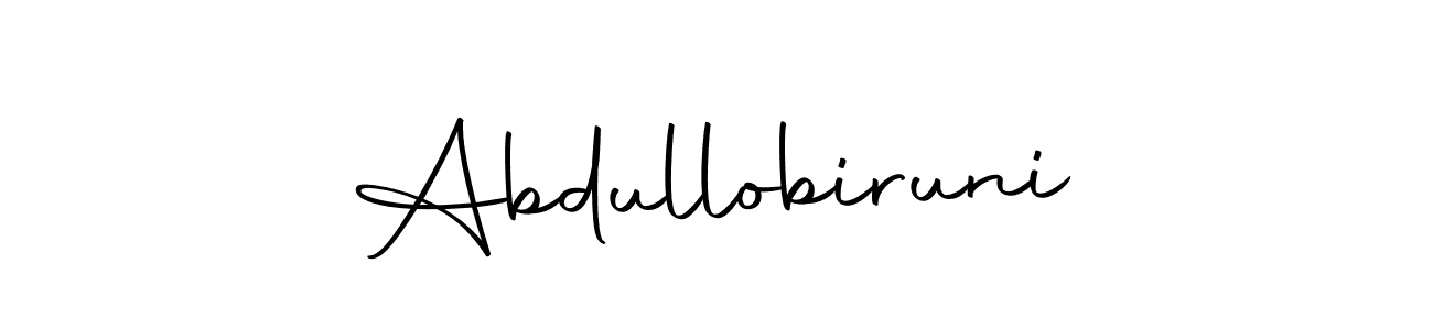 Make a beautiful signature design for name Abdullobiruni. Use this online signature maker to create a handwritten signature for free. Abdullobiruni signature style 10 images and pictures png