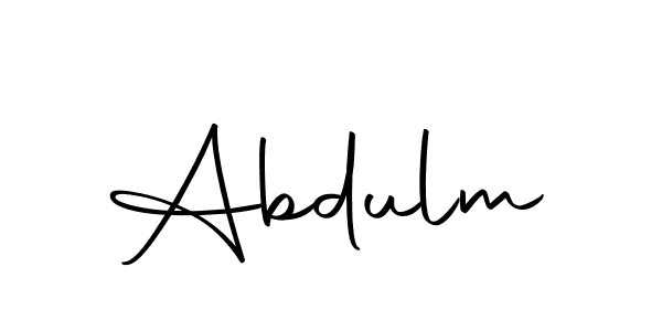 Create a beautiful signature design for name Abdulm. With this signature (Autography-DOLnW) fonts, you can make a handwritten signature for free. Abdulm signature style 10 images and pictures png