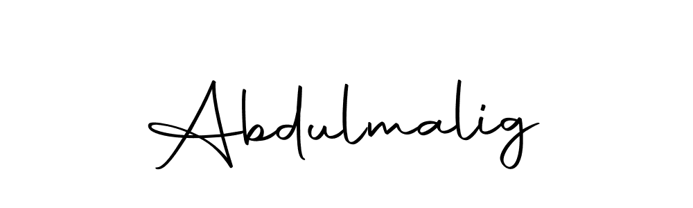 How to make Abdulmalig name signature. Use Autography-DOLnW style for creating short signs online. This is the latest handwritten sign. Abdulmalig signature style 10 images and pictures png