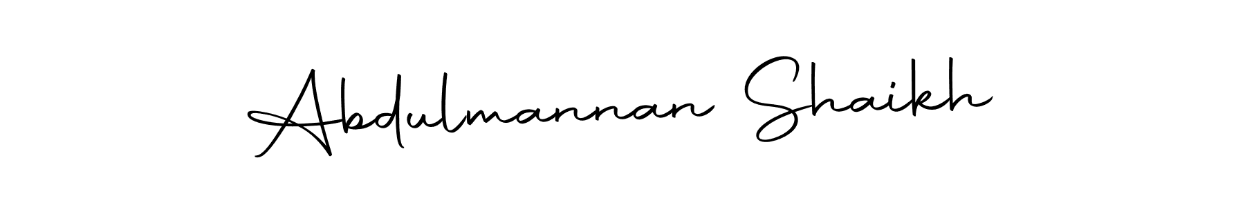 if you are searching for the best signature style for your name Abdulmannan Shaikh. so please give up your signature search. here we have designed multiple signature styles  using Autography-DOLnW. Abdulmannan Shaikh signature style 10 images and pictures png