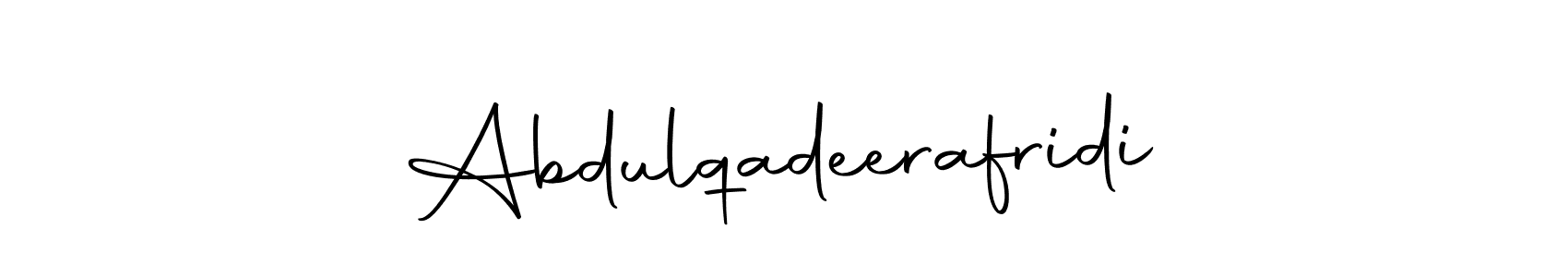 Create a beautiful signature design for name Abdulqadeerafridi. With this signature (Autography-DOLnW) fonts, you can make a handwritten signature for free. Abdulqadeerafridi signature style 10 images and pictures png