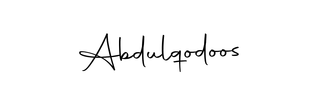 Create a beautiful signature design for name Abdulqodoos. With this signature (Autography-DOLnW) fonts, you can make a handwritten signature for free. Abdulqodoos signature style 10 images and pictures png