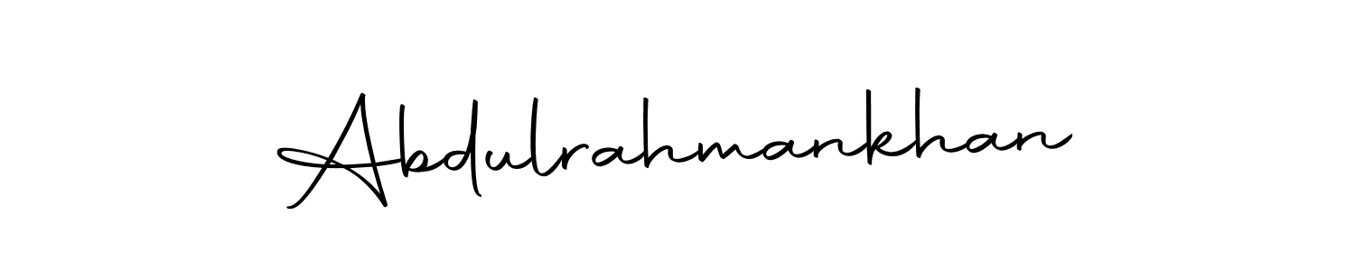 It looks lik you need a new signature style for name Abdulrahmankhan. Design unique handwritten (Autography-DOLnW) signature with our free signature maker in just a few clicks. Abdulrahmankhan signature style 10 images and pictures png