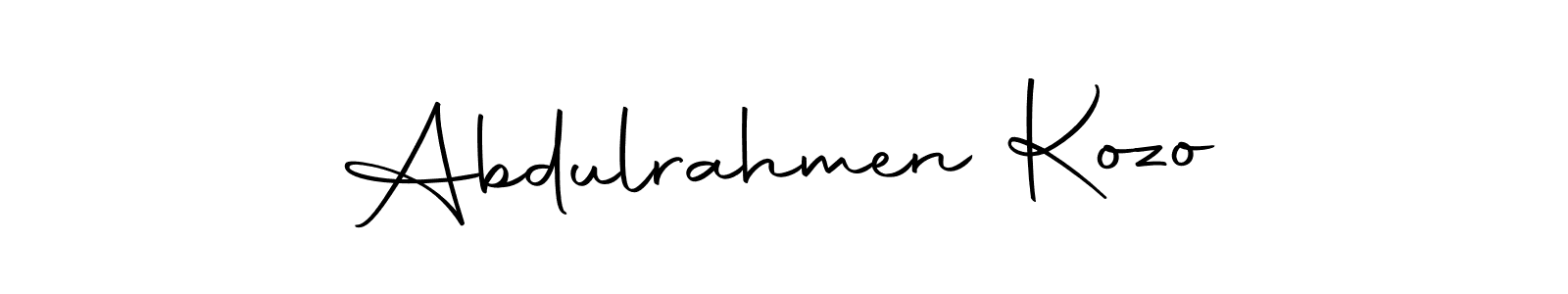 Also You can easily find your signature by using the search form. We will create Abdulrahmen Kozo name handwritten signature images for you free of cost using Autography-DOLnW sign style. Abdulrahmen Kozo signature style 10 images and pictures png