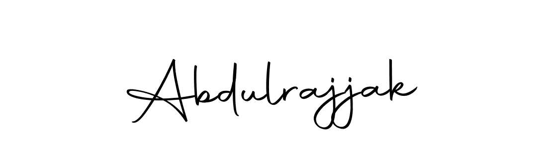 Design your own signature with our free online signature maker. With this signature software, you can create a handwritten (Autography-DOLnW) signature for name Abdulrajjak. Abdulrajjak signature style 10 images and pictures png