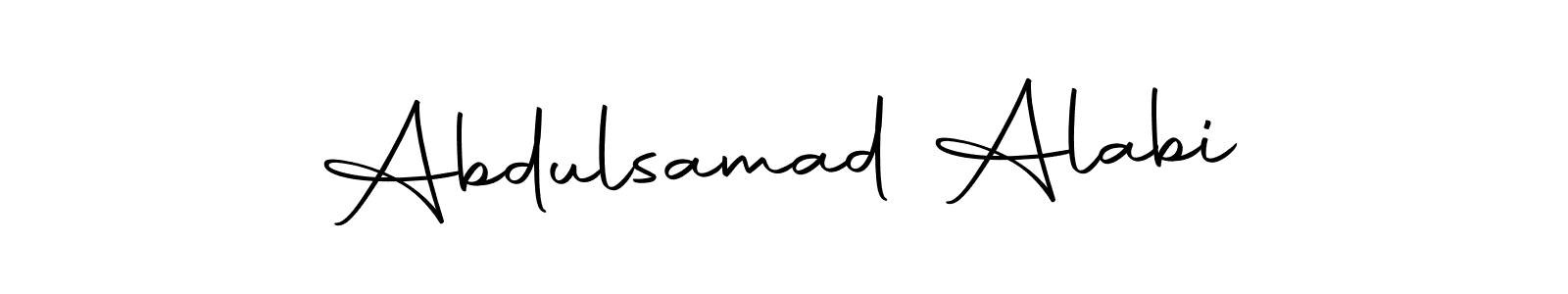 How to make Abdulsamad Alabi signature? Autography-DOLnW is a professional autograph style. Create handwritten signature for Abdulsamad Alabi name. Abdulsamad Alabi signature style 10 images and pictures png